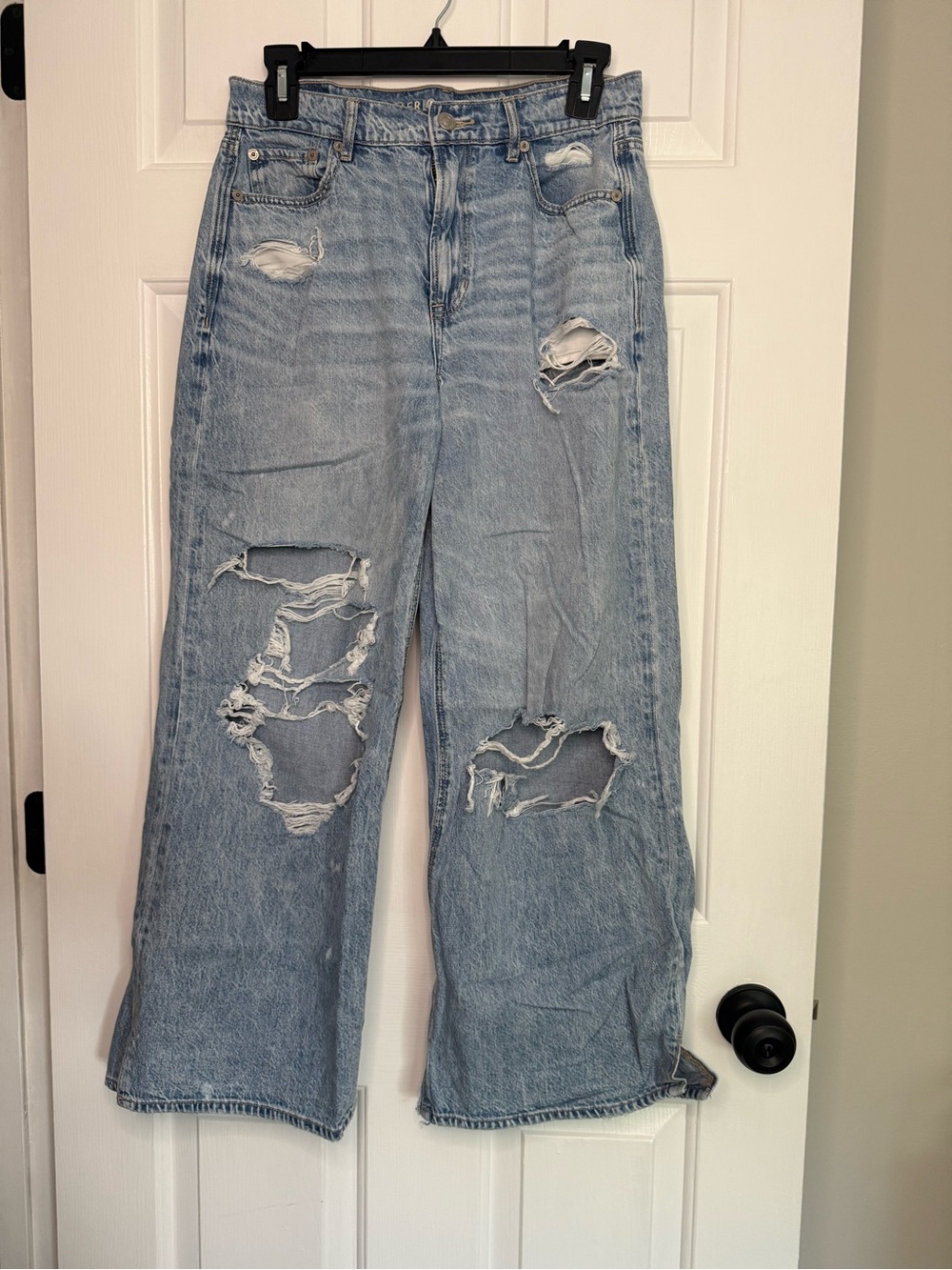 American Eagle Outfitters Super High-Rise Baggy Wide Leg